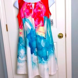 NWT Fit to flare sleeveless dress 14W